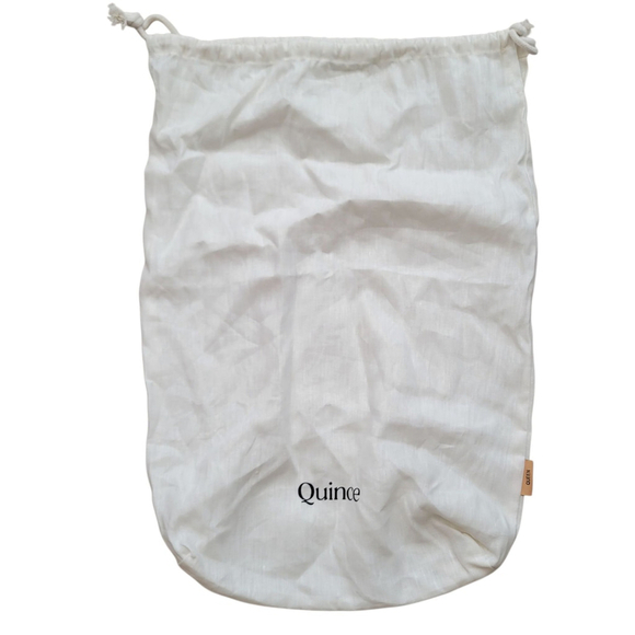 Quince Dustbag Medium 15"X21" Beige Color Excellent Condition - Picture 1 of 3